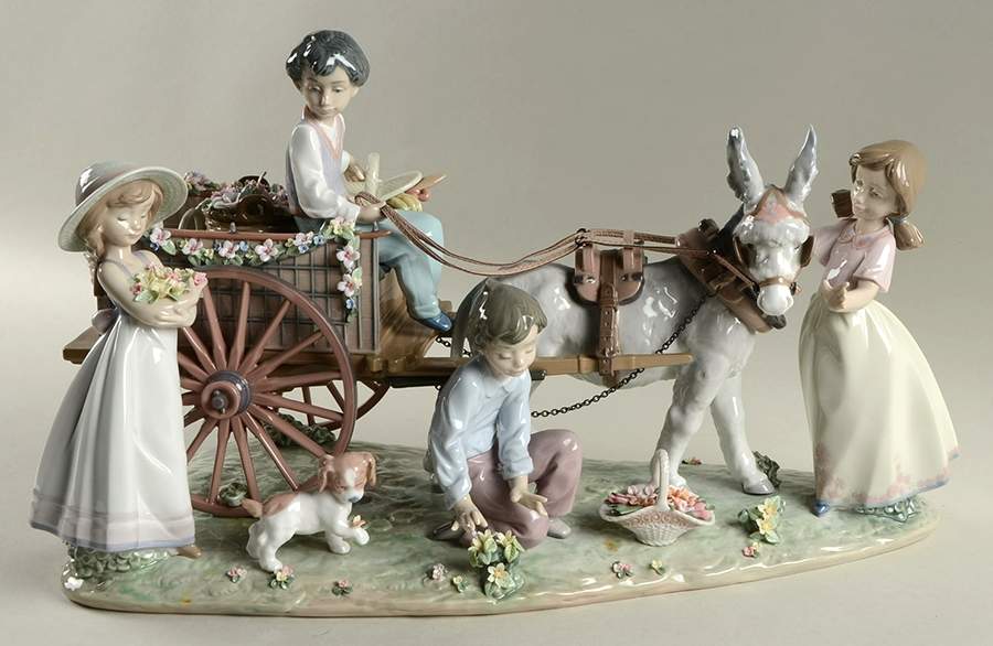 Children with Animals Enchanted Outing - With Box by Lladro-1