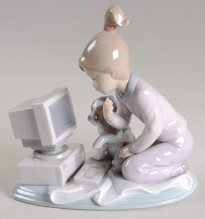 Children with Animals Computing Companions - Boxed by Lladro-1