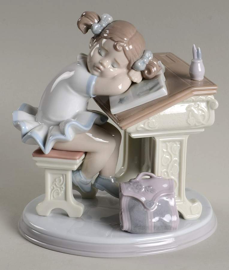 School Students Waiting For The Bell - Boxed by Lladro-1