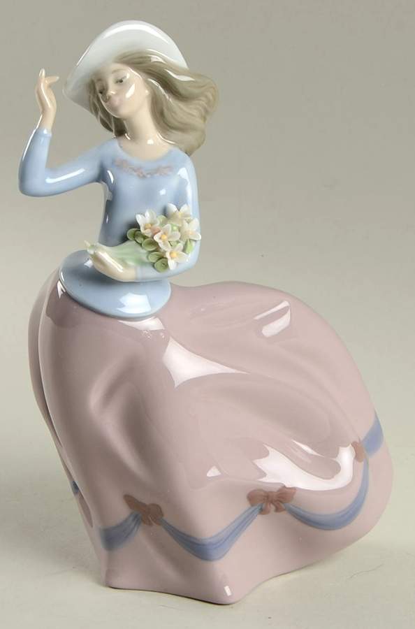 Girls on a Windy Day Spring Breeze - Boxed by Lladro-1