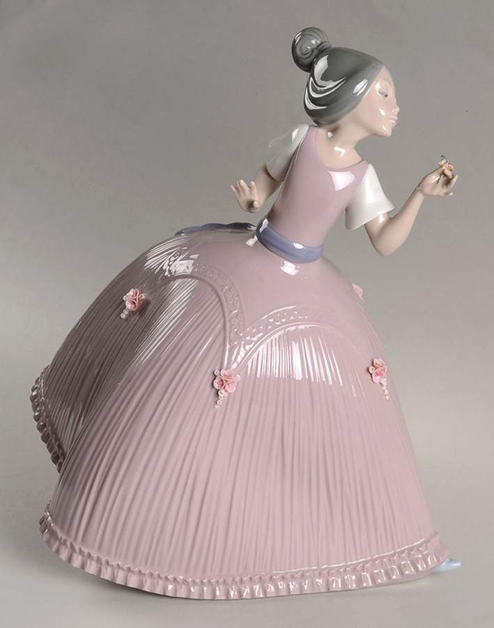 Girls in Colored Dresses Girl In Pink Dress - Boxed by Lladro-1