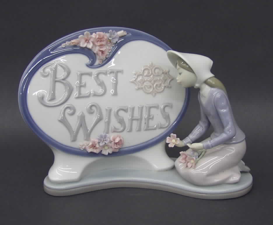 Lladro Plaques Best Wishes - No Box by Lladro-1