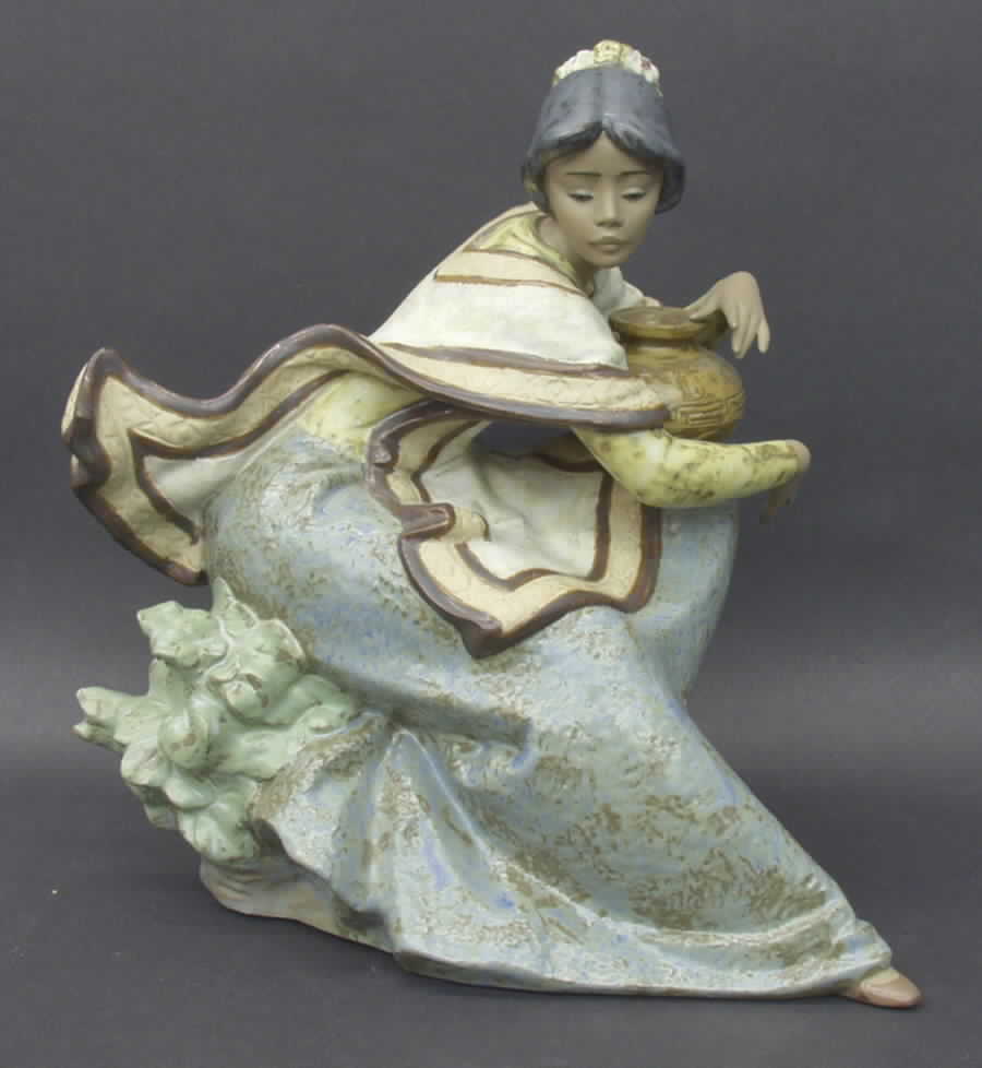 Spanish Traditions Andean Country Girl - Boxed by Lladro-1