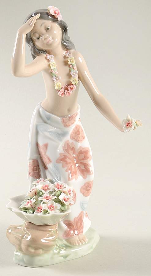 Tropical Hawaiian Dancer - Boxed by Lladro-1