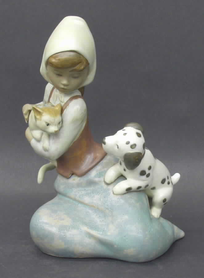 Children with Animals Little Friskers - Boxed by Lladro-1
