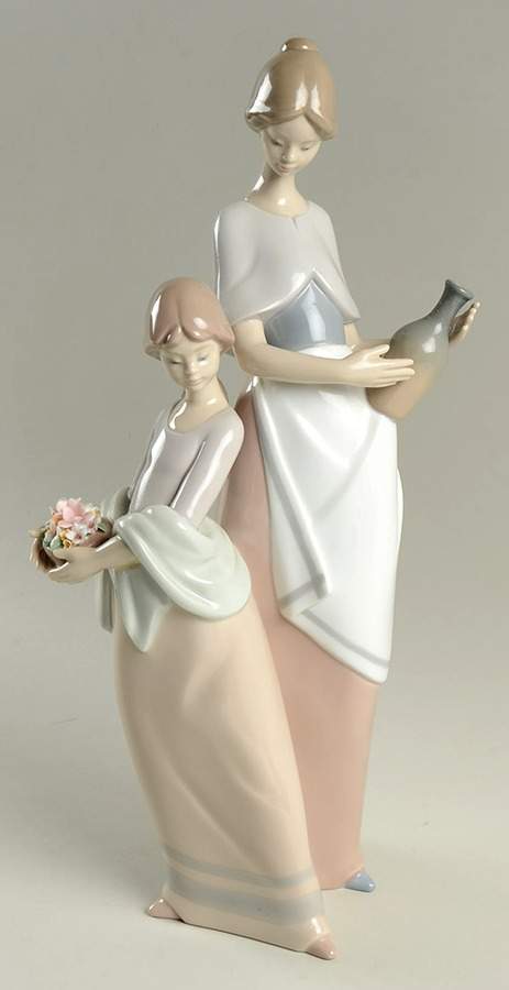 Women and Children Sunset In The Country - No Box by Lladro-1
