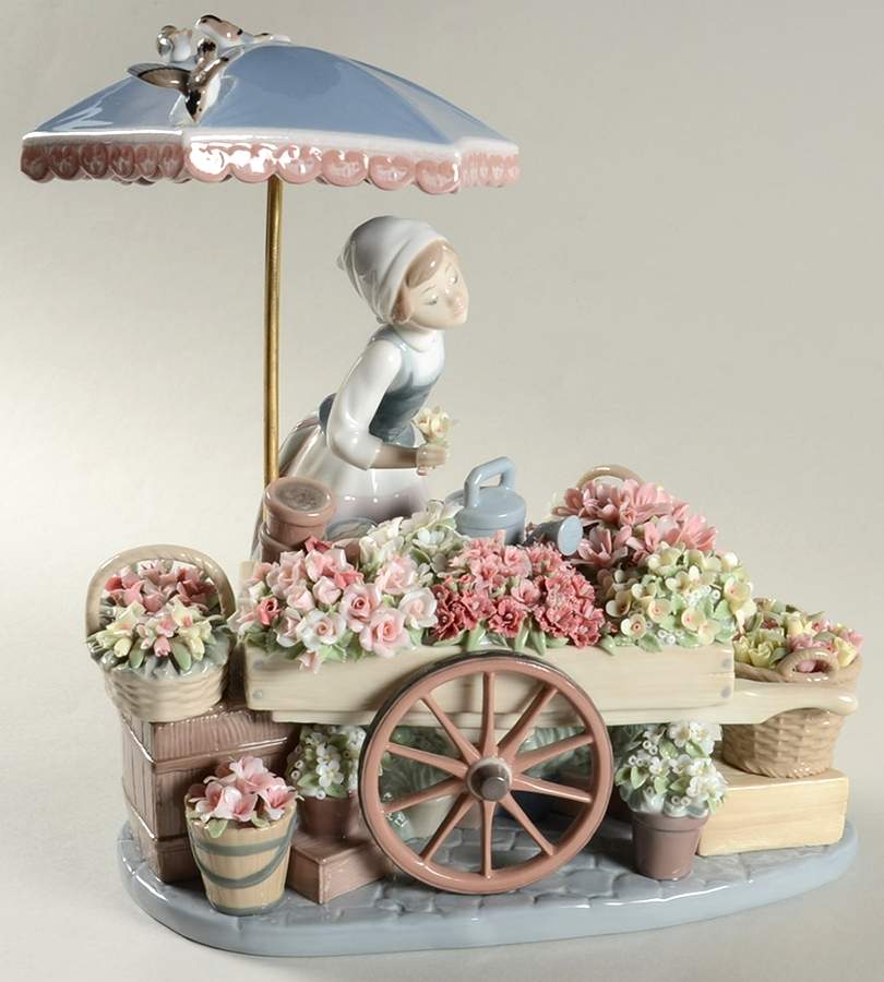 Children with Flowers Flowers Of The Season - No Box by Lladro-1