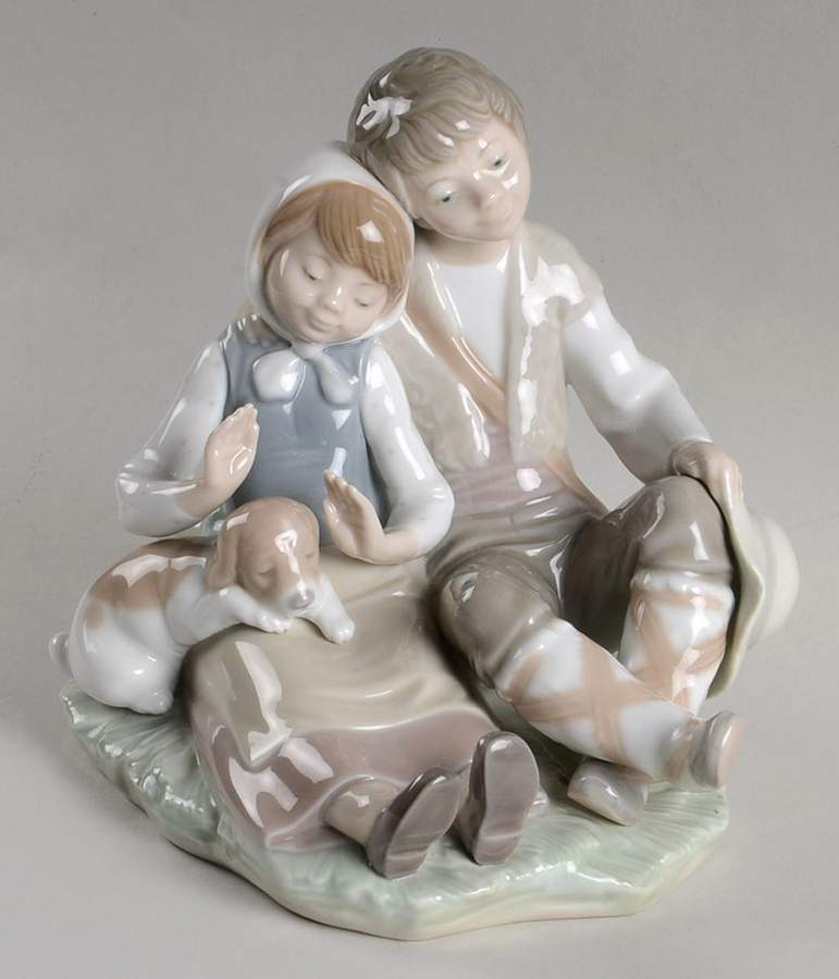 Children with Animals Friendship - No Box 60 by Lladro-1