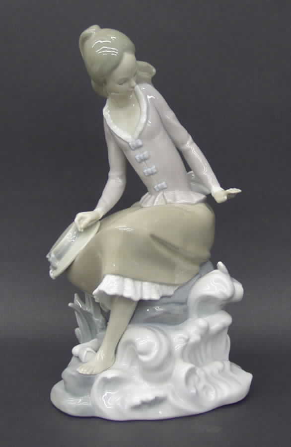 Young Women At The Sea-Side - Boxed by Lladro-1