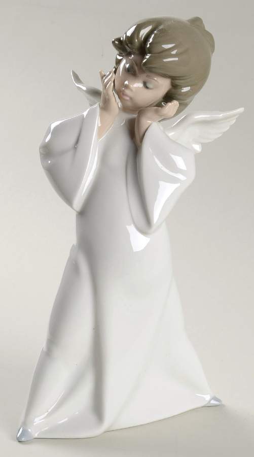 Angels and Cherubs Cherub, Puzzled - Boxed by Lladro-1