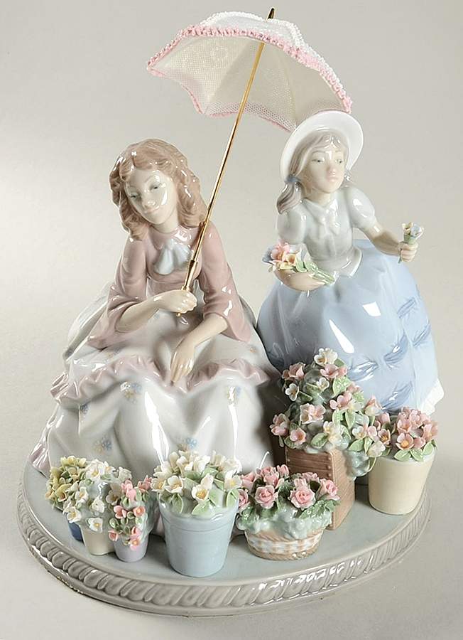 Children with Flowers Flowers For Sale - No Box by Lladro-1