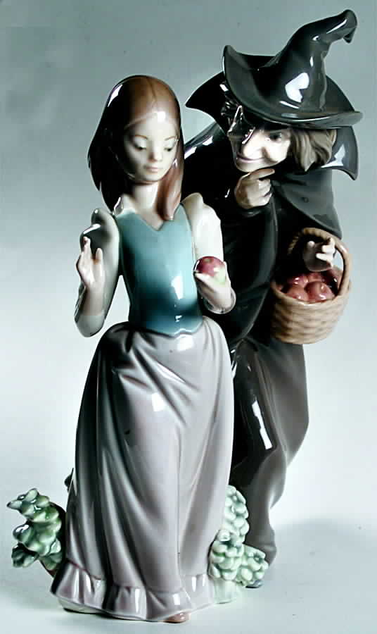 Fairy Tales and Nursery Rhymes Snow White With Apple - Boxed by Lladro-1