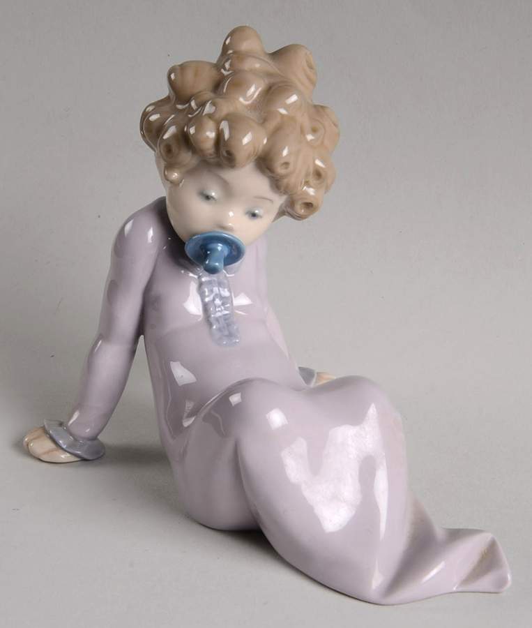 Baby Group Baby With Pacifier-Pink - Boxed by Lladro-1