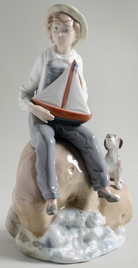 Children Playing Sea Fever - No Box by Lladro-1