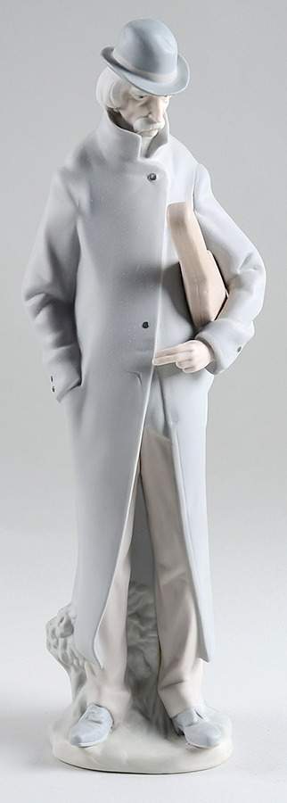 Musical Old Man With Violin - Boxed by Lladro-1