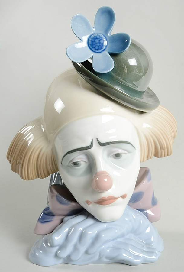 Circus and Clowns Pensive Clown - No Box by Lladro-1