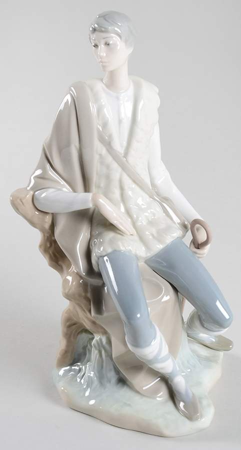 Shepherd and Shepherdess New Shepherd - No Box by Lladro-1