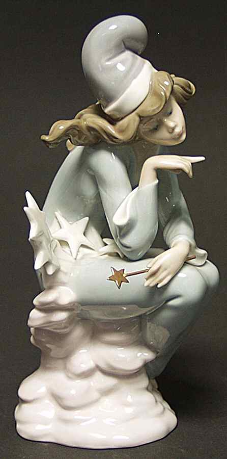 Star Bright Girls Wishing On A Star - With Box by Lladro-1