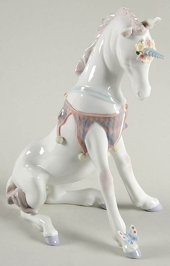 Fantasy & Legends Playful Unicorn - No Box by Lladro-1