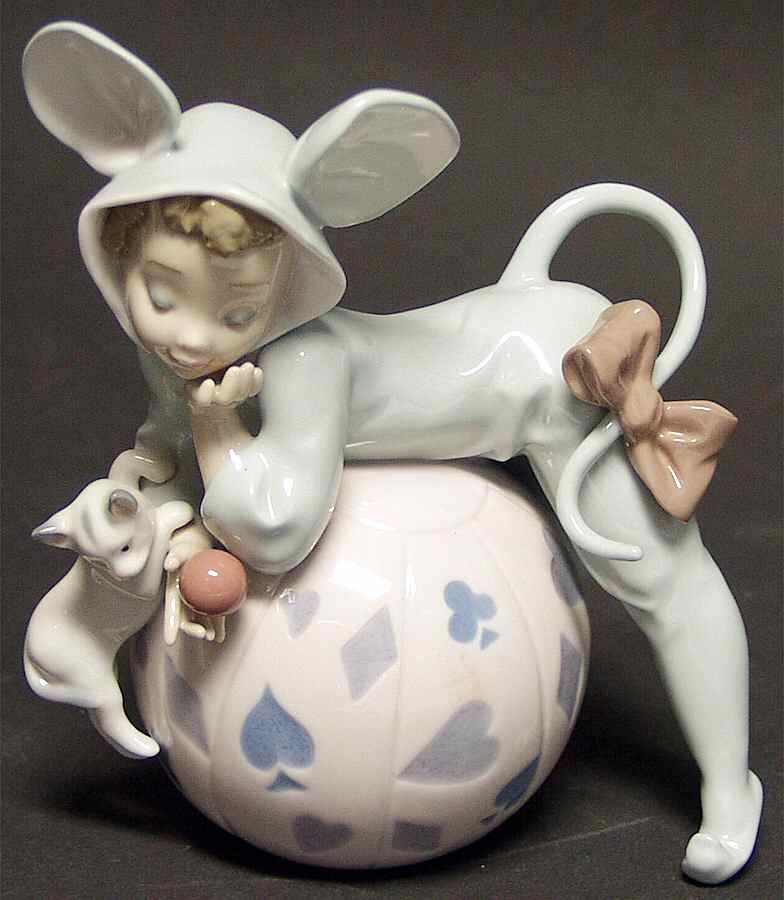 Children with Animals Mischievous Mouse - Boxed by Lladro-1