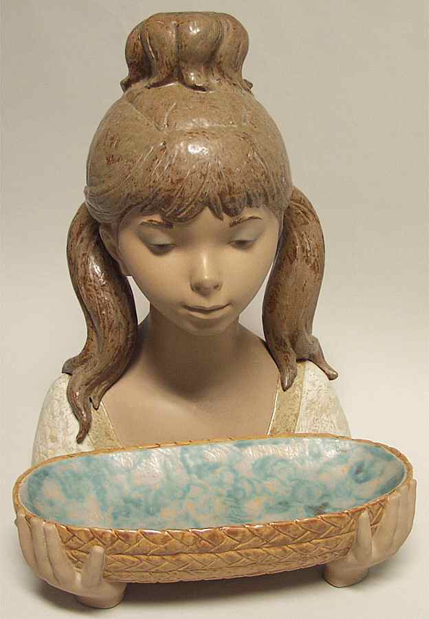 Busts Gardener Girl - No Box by Lladro-1