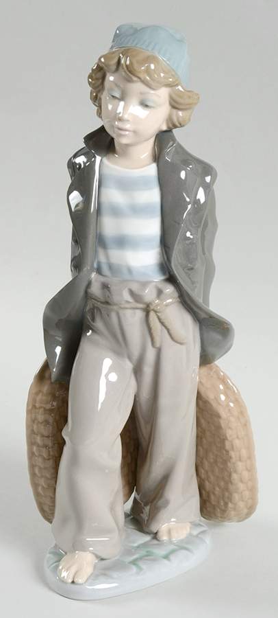 Little Professionals Ship-Boy With Baskets - Boxed by Lladro-1