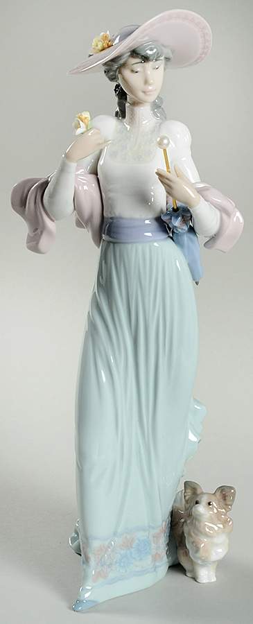 Women with Dogs Sunday's Best - No Box by Lladro-1