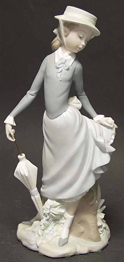 Ladies with Parasols Young Lady In Trouble - Boxed by Lladro-1