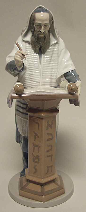 Judaic Collection Reading The Torah  - Boxed by Lladro-1