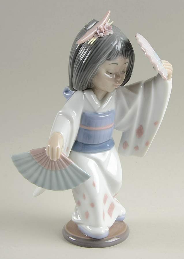 China Dolls Set Oriental Dance - Boxed by Lladro-1