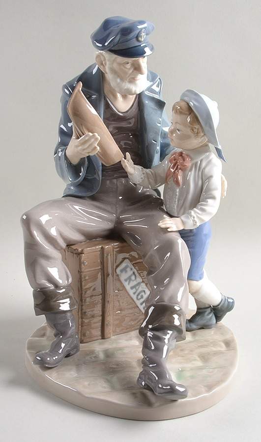 Grandparents A Tall Yarn - Boxed by Lladro-1