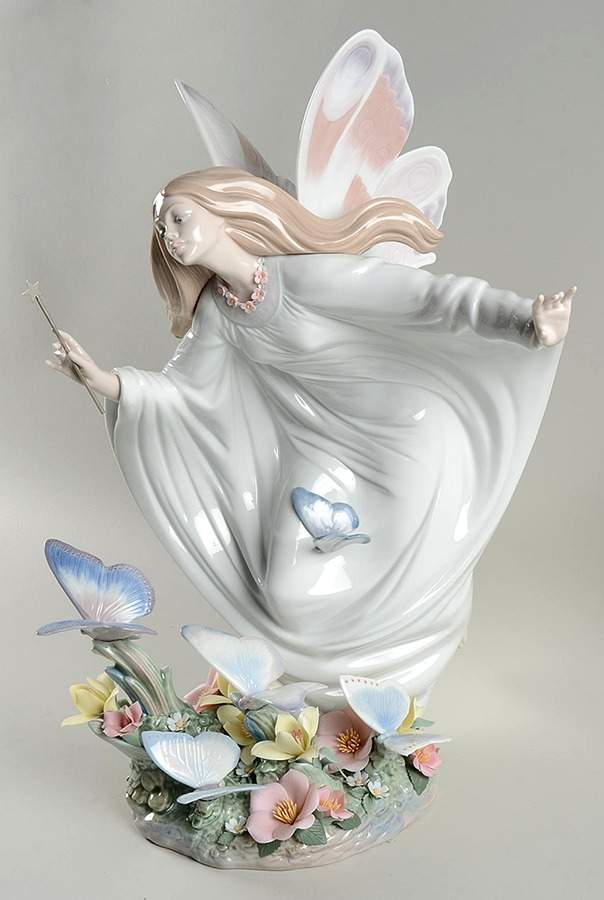 Fantasy & Legends Fairy Of The Butterflies - No Box by Lladro-1