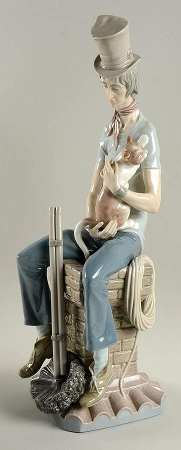 Professionals Sad Chimney Sweep - Boxed by Lladro-1