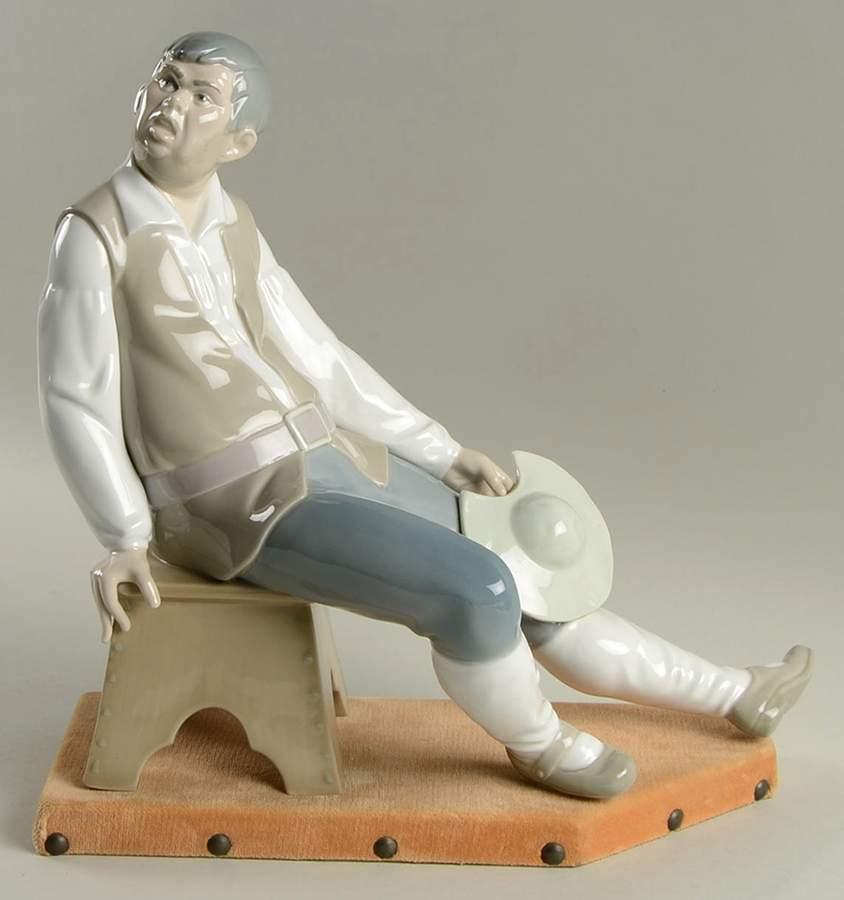 Don Quixote Sancho Panza - Boxed by Lladro-1