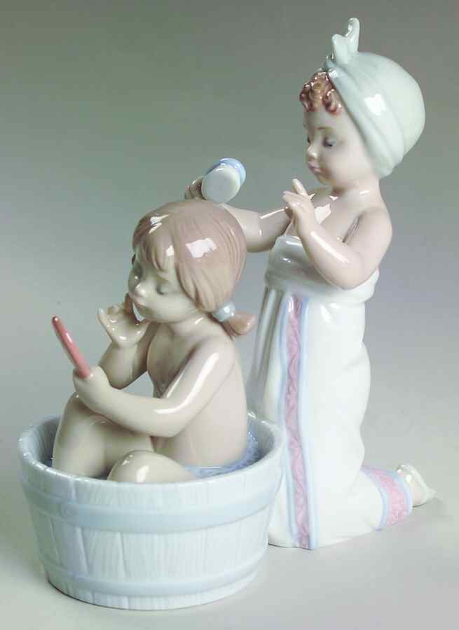 Children Bathing Bathing Beauties - Boxed by Lladro-1