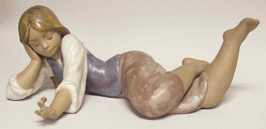 Children with Animals Lost In Thought - No Box by Lladro-1