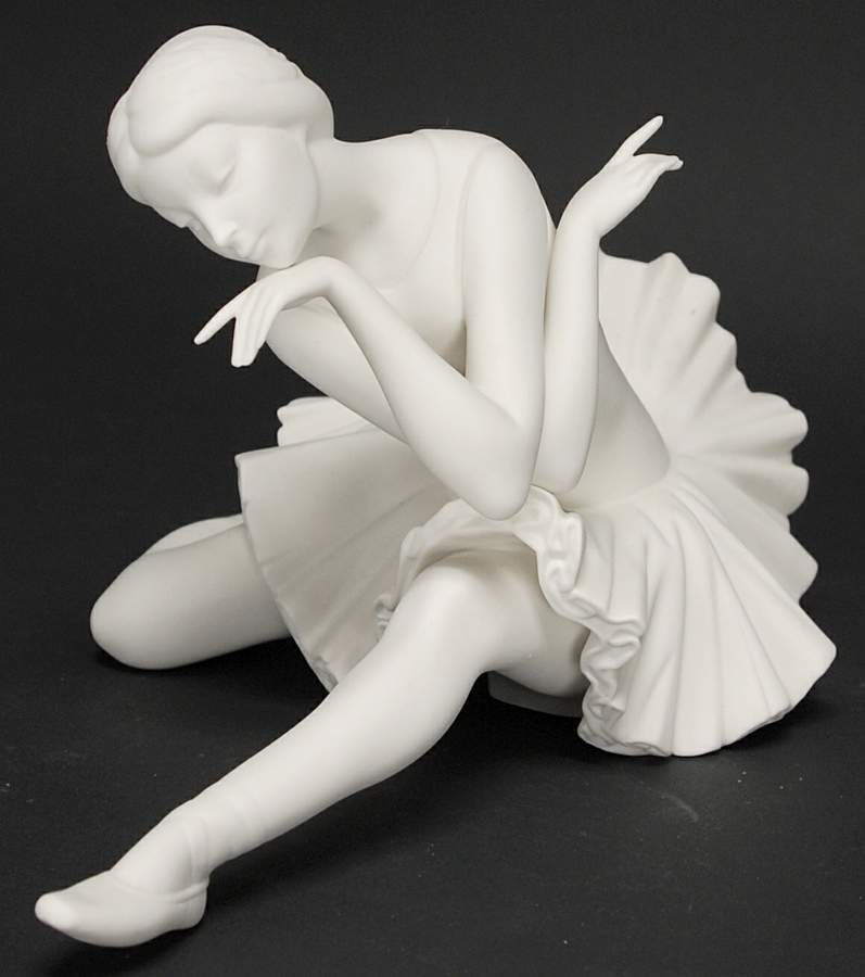 Dance Death Of The Swan (White) - Boxed by Lladro-1