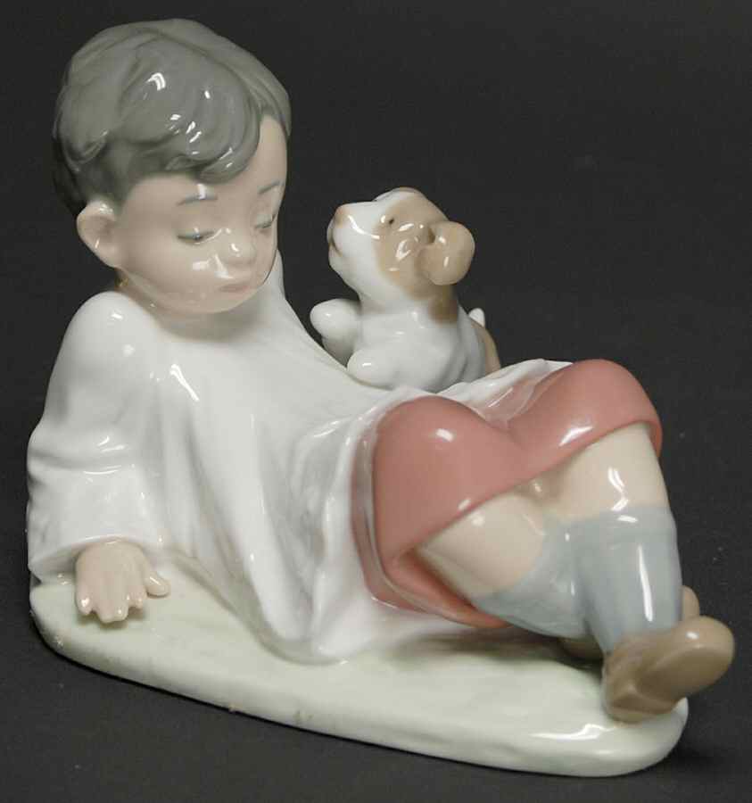 Children with Animals Taking Time - Boxed by Lladro-1