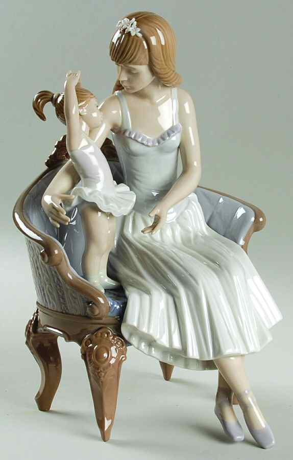 Women and Children Precocious Ballerina - Boxed by Lladro-1