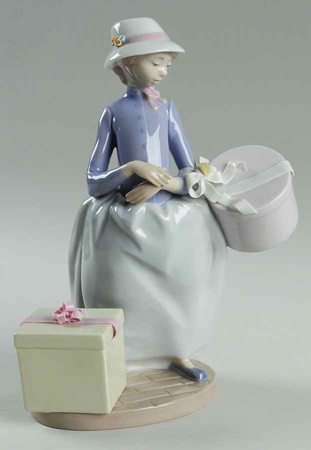Young Women Easter Bonnets - No Box by Lladro-1