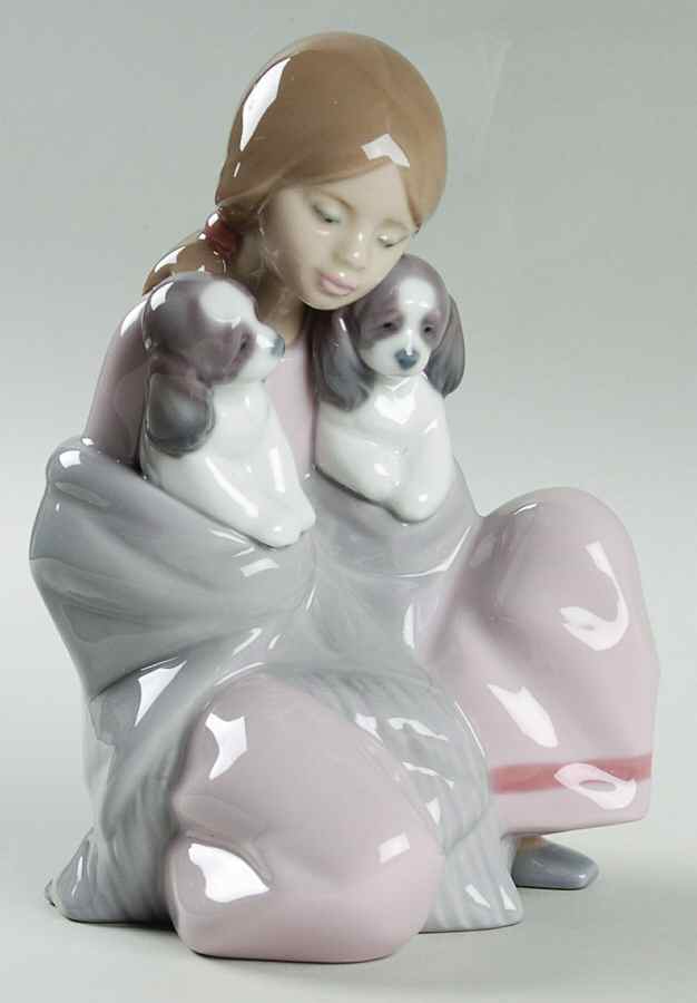 Children with Animals Snuggle Up - No Box by Lladro-1