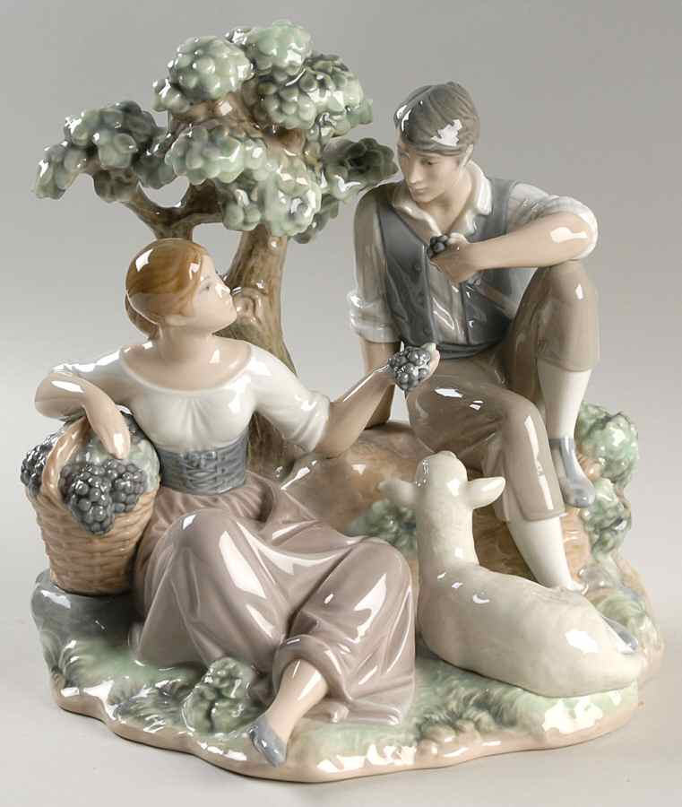 Romance (Couples) Pastoral Couple - Boxed by Lladro-1