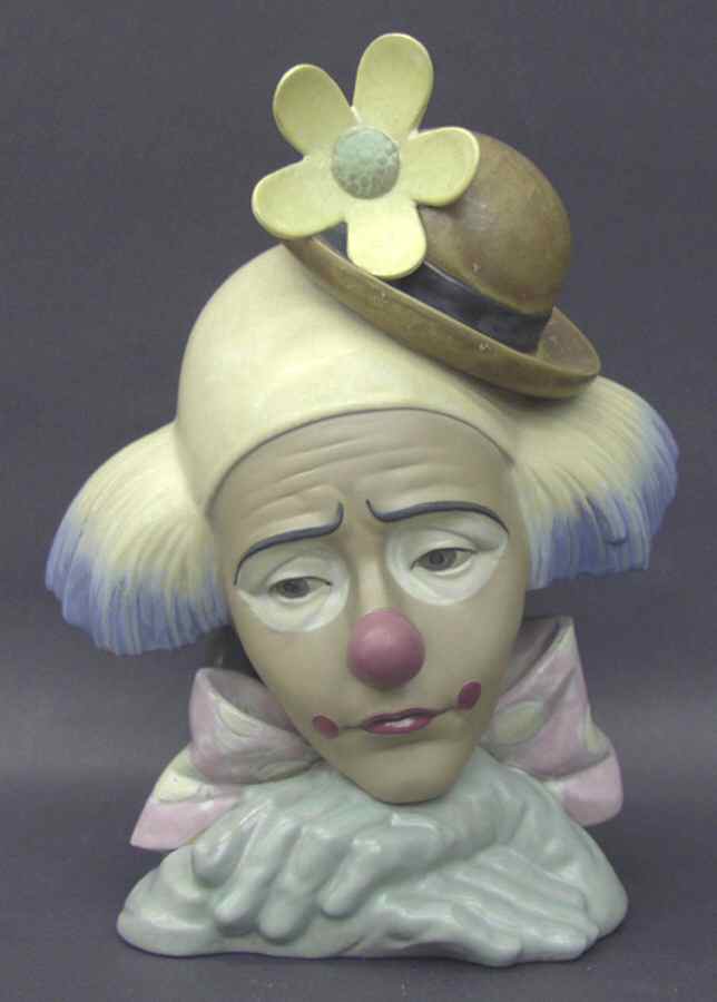 Circus and Clowns Pensive Clown - No Box by Lladro-1