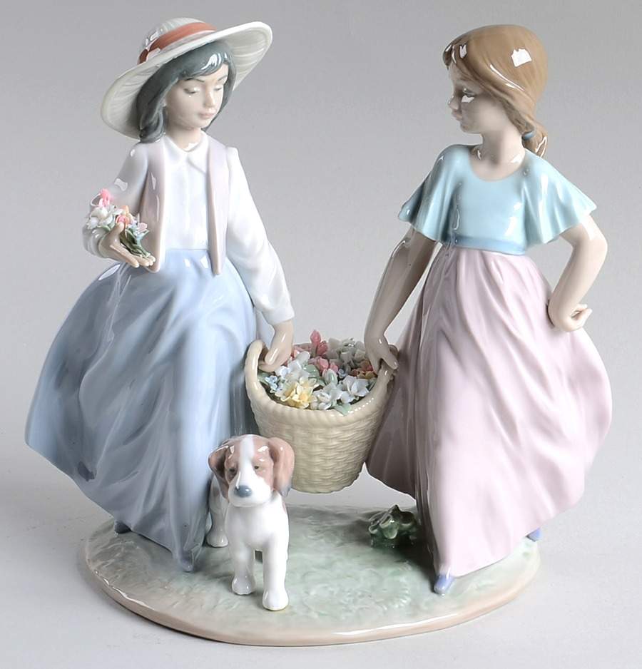 Children with Animals Springtime Harvest - Boxed by Lladro-1