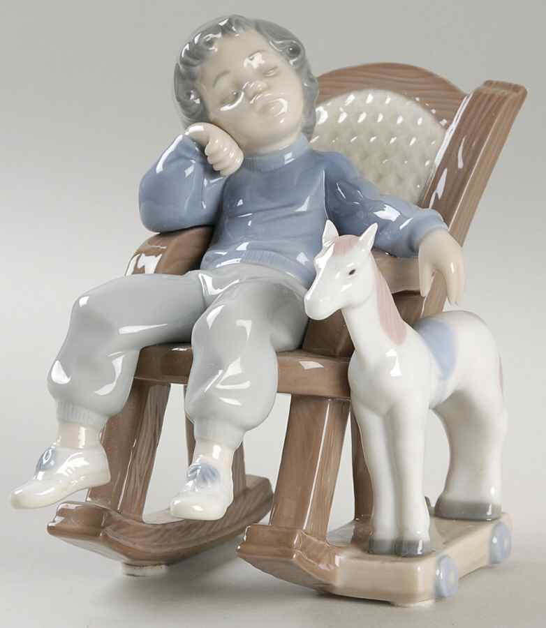Children Playing All Tuckered Out - No Box by Lladro-1