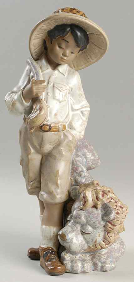 Children Playing Lion Tamer - Boxed by Lladro-1