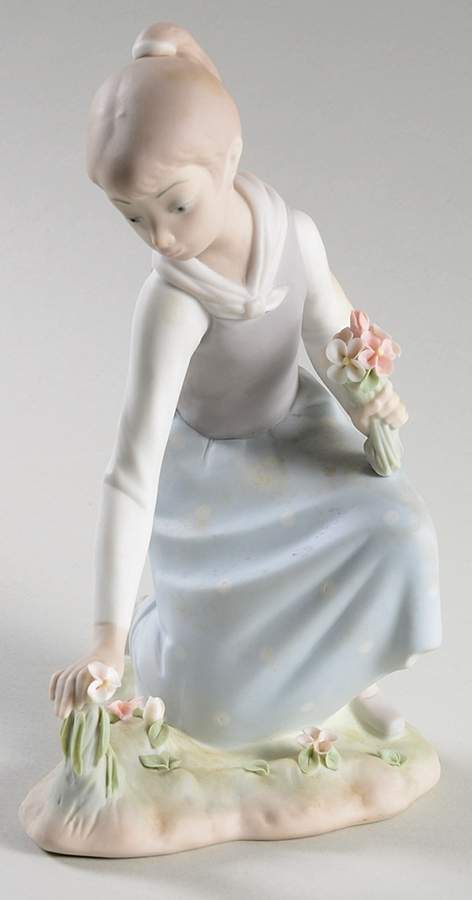 Children with Flowers Girl With Flowers - Boxed by Lladro-1