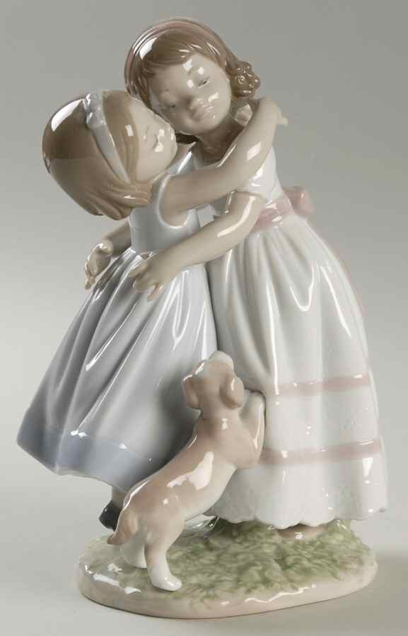 Children with Animals Give Me A Hug! - Boxed by Lladro-1