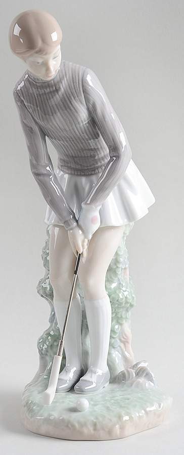 Sports Lady Golfer - Boxed by Lladro-1