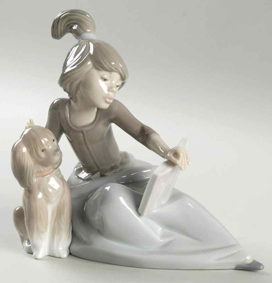 Children with Animals A Lesson Shared - No Box by Lladro-1